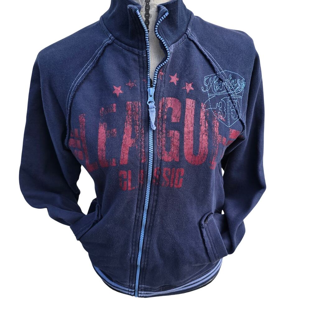 Y2k 82 Zero Skater Grunge Zip Up Size XS